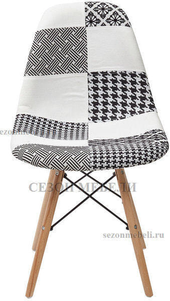 Стул MODERN-623C PATCHWORK-BW, ткань (вид 2) Стул MODERN-623C PATCHWORK-BW, ткань (фото, вид 2)