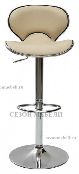 Стул барный DALLAS Cream C-105 кремовый (вид 3) Стул барный DALLAS Cream C-105 кремовый (фото, вид 3)