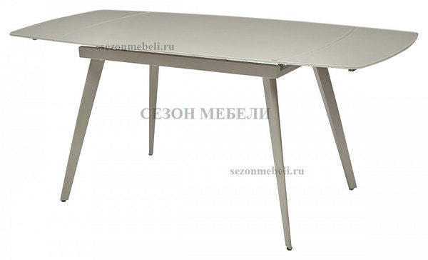 Стол ELIOT 120 GREY9 матовое стекло цвет шампань/ GREY9 каркас (вид 2) Стол ELIOT 120 GREY9 матовое стекло цвет шампань/ GREY9 каркас (фото, вид 2)
