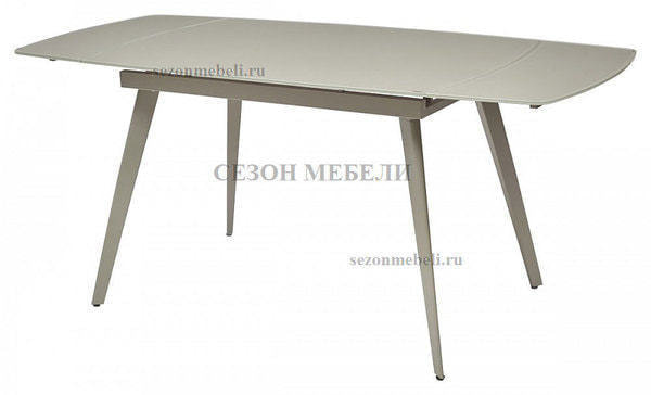 Стол ELIOT 120 GREY9 матовое стекло цвет шампань/ GREY9 каркас (вид 3) Стол ELIOT 120 GREY9 матовое стекло цвет шампань/ GREY9 каркас (фото, вид 3)