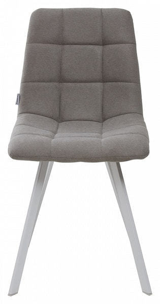 Стул CHILLI SQUARE UF860-08B серый, ткань / белый каркас (фото, вид 2)