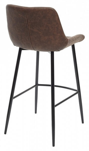 Стул барный BIARRITZ BAR BROWN, ткань (вид 1) Стул барный BIARRITZ BAR BROWN, ткань (фото, вид 1)