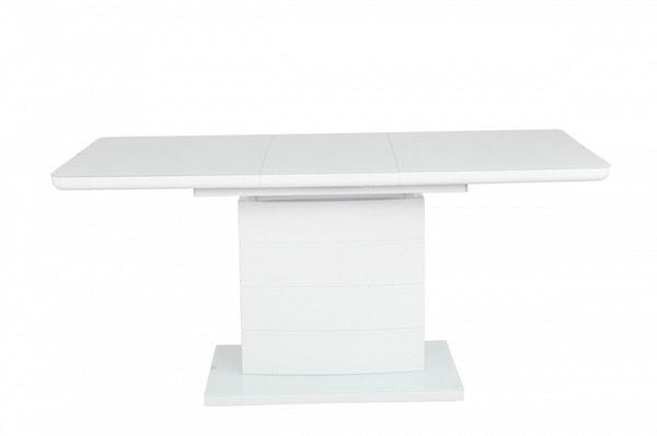 Стол ALTA 120 WHITE / супер белое глянцевое стекло (вид 2) Стол ALTA 120 WHITE / супер белое глянцевое стекло (фото, вид 2)