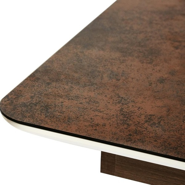 Стол RADCLIFFE ( Mod. EDT-VG002), коричневый, стекло burning stone" (вид 5) Стол RADCLIFFE ( Mod. EDT-VG002), коричневый, стекло burning stone" (фото, вид 5)
