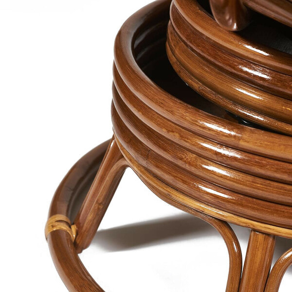 Кресло-качалка PAPASAN w 23/01 B с подушкой, орех, флок Олива (вид 7) Кресло-качалка PAPASAN w 23/01 B с подушкой, орех, флок Олива (фото, вид 7)