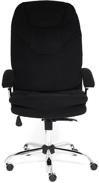 Кресло офисное SOFTY LUX (флок, черный, 35) Кресло офисное SOFTY LUX (фото, флок, черный, 35)