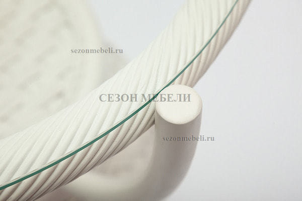 Столик кофейный Andrea (Андреа) натуральный ротанг (TCH White) (фото, вид 1)
