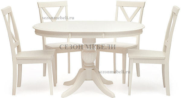 Стул с твёрдым сиденьем Гольфи (Golfi) белый (Pure white) (фото, вид 2)