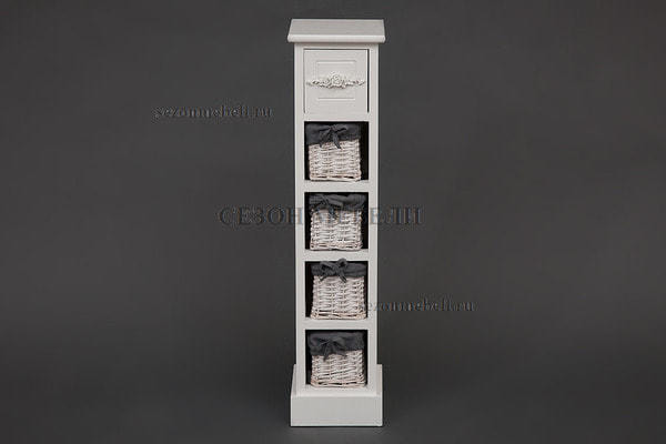 Тумба с 4 корзинами и ящиком Secret De Maison FLORAL 5 ( mod. HX16-002NS ) (фото, вид 1)