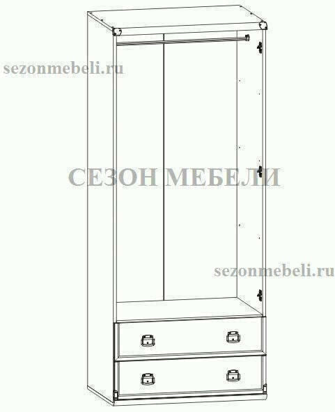 Шкаф Индиана JSZF 2d2s дуб саттер (фото, вид 1)