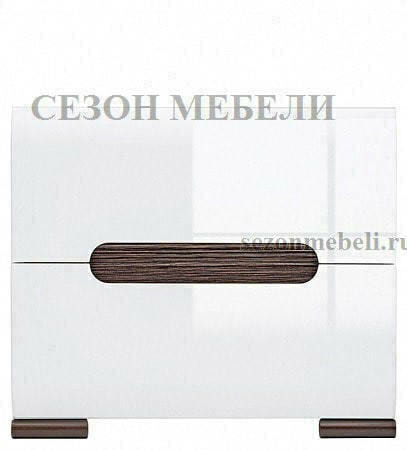 Тумба прикроватная Ацтека KOM2S/4/5 белый/белый блеск (фото, вид 1)
