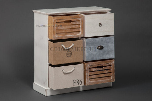 Тумба с 6 ящиками Secret De Maison MARITIME 6 ( mod. HX16-006NS ) (фото, вид 4)