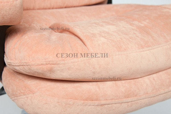 Кресло офисное SOFTY LUX (флок, розовый, 137) Кресло офисное SOFTY LUX (фото, флок, розовый, 137)
