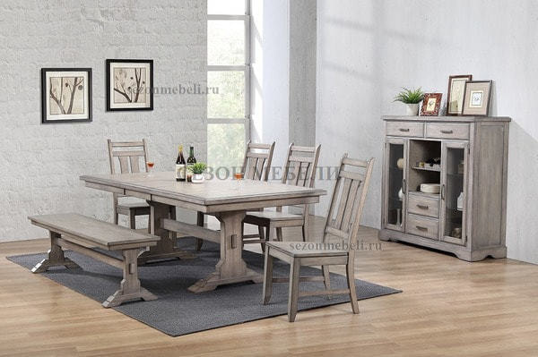 Буфет LT CR18266 WIRE BRUSH GREY #G538/ WARM GREY #G539 (фото, вид 5)
