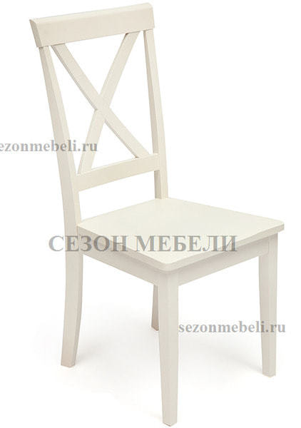 Стул с твёрдым сиденьем Гольфи (Golfi) белый (Pure white) (фото)