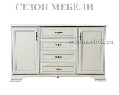 Тумба Кентаки KOM2D4S белый (фото)