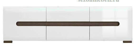 Тумба ТВ Ацтека RTV2D2S/4/15 белый/белый блеск (фото)