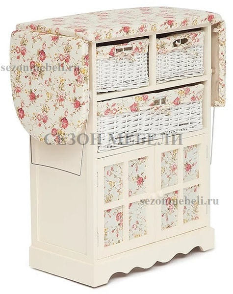 Комод с 3-я корзинами Secret De Maison CAMPANARD ( mod. PE-03 ) white (белый) Комод с 3-я корзинами Secret De Maison CAMPANARD ( mod. PE-03 ) white (белый) (фото)
