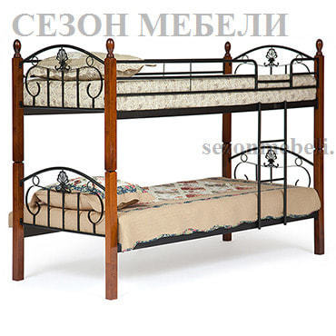 Кровать двухъярусная «Болеро» (Bolero) (металлический каркас) + основание