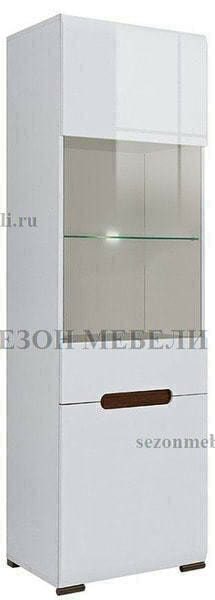 Шкаф Ацтека REG1W1D/21/6 белый/белый блеск