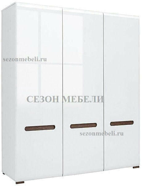 Шкаф Ацтека SZF3D/21/18 белый/белый блеск (фото)