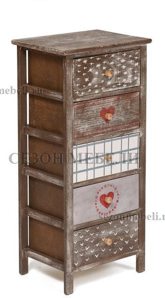 Тумба с 5 ящиками Secret De Maison CHRISTMAS 5 ( mod. HX16-011NS ) (фото)