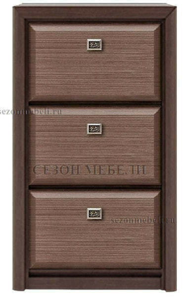 Тумба для обуви Коен BUT3D венге магия/ штрокс темный