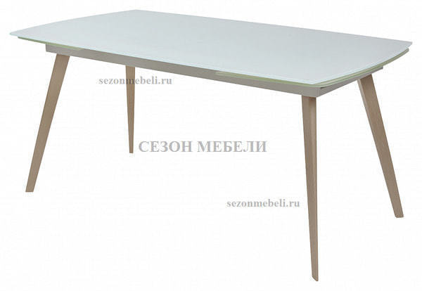 Стол ELIOT 120 FROSTED SUPER WHITE белое матовое стекло/ белый каркас Стол ELIOT 120 FROSTED SUPER WHITE белое матовое стекло/ белый каркас (фото)