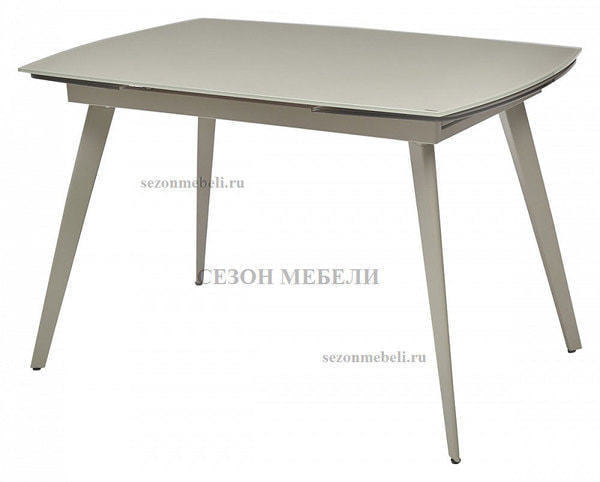 Стол ELIOT 120 GREY9 матовое стекло цвет шампань/ GREY9 каркас Стол ELIOT 120 GREY9 матовое стекло цвет шампань/ GREY9 каркас (фото)