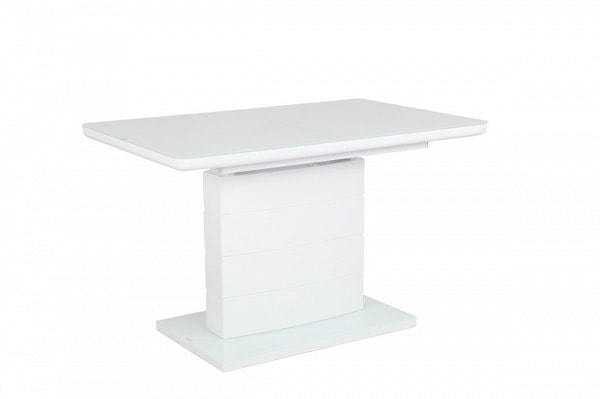 Стол ALTA 120 WHITE / супер белое глянцевое стекло Стол ALTA 120 WHITE / супер белое глянцевое стекло (фото)