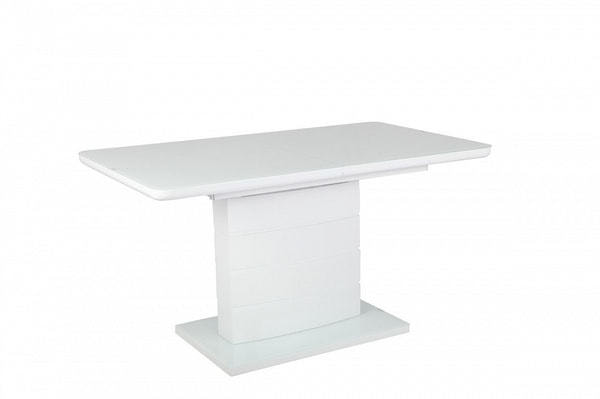 Стол ALTA 140 WHITE / супер белое глянцевое стекло Стол ALTA 140 WHITE / супер белое глянцевое стекло (фото)
