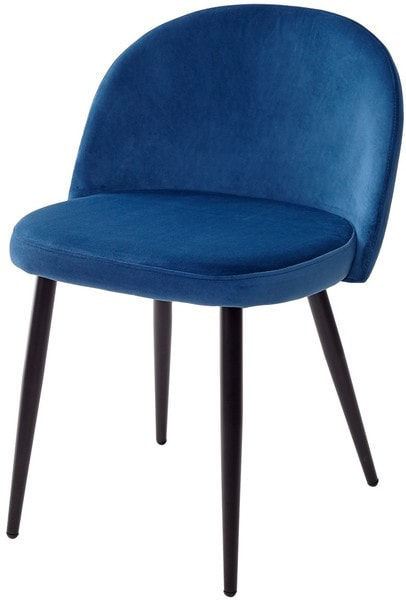 Стул DISCO UF910-18 NAVY BLUE, велюр (фото)