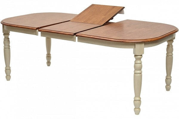 Стол LT T9308 OVAL LIGHT OAK #K232+BUTTERMILK#WW21 (фото, вид 1)
