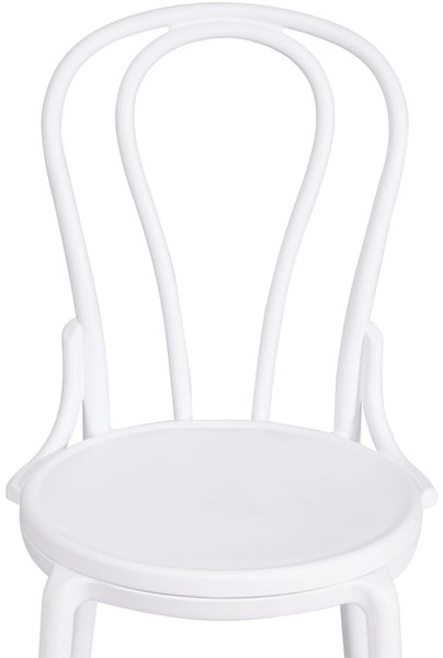 Стул THONET (mod. PL62) пластик, White (белый) 01 (вид 4) Стул THONET (mod. PL62) пластик, White (белый) 01 (фото, вид 4)