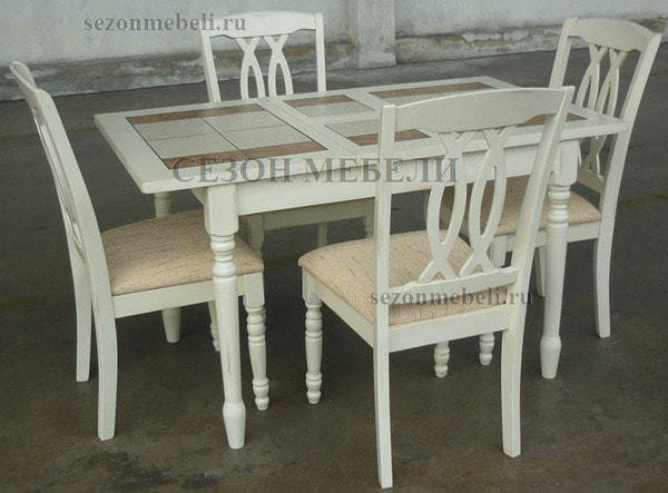 Стол LT T13302 BUTTERMILK #WW21/ плитка 2 тона LILY WHITE/ COSMO (вид 3) Стол LT T13302 BUTTERMILK #WW21/ плитка 2 тона LILY WHITE/ COSMO (фото, вид 3)