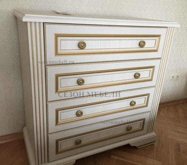 Модульная система Вайт (White) сосна серебряная/ золотая (вид 6) Модульная система Вайт (White) сосна серебряная/ золотая (фото, вид 6)