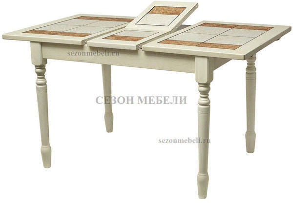 Стол LT T13302 BUTTERMILK #WW21/ плитка 2 тона LILY WHITE/ COSMO Стол LT T13302 BUTTERMILK #WW21/ плитка 2 тона LILY WHITE/ COSMO (фото)